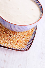 Image showing homemade tahini