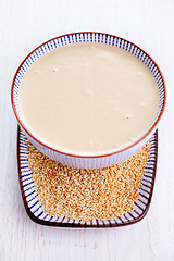 Image showing homemade tahini