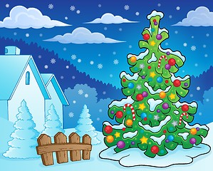 Image showing Christmas tree topic image 8
