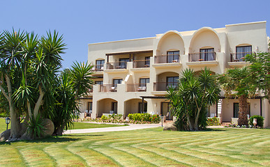 Image showing Luxury resort hotel buildings