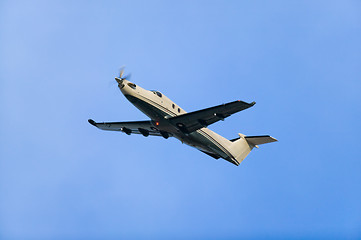 Image showing Starting airplane
