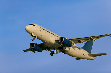 Image showing Starting airplane