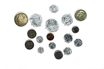 Image showing American coins