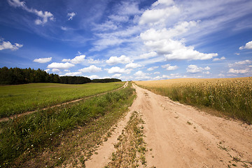 Image showing the small road  