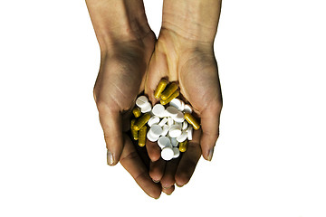 Image showing   pills, close-up