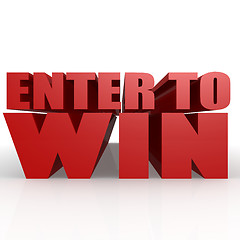 Image showing Enter to win