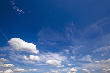 Image showing the sky with clouds  