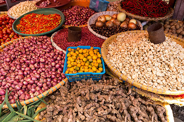 Image showing vegetables on traditional market