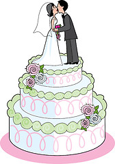 Image showing Wedding Cake