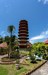 Image showing Pagoda Ekayana, Tomohon, Sulawesi Utara