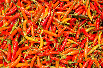 Image showing red hot chili peppers texture