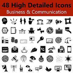 Image showing Business and Communication  Smooth Icons