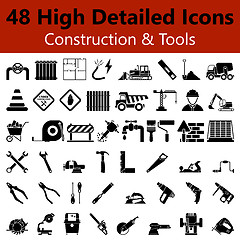 Image showing Construction and Tools Smooth Icons