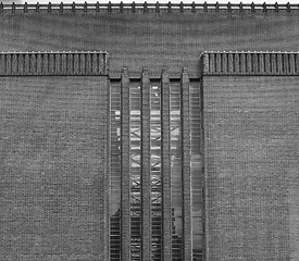 Image showing Black and white Tate Modern in London