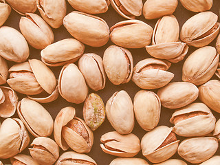 Image showing Retro looking Pistachios