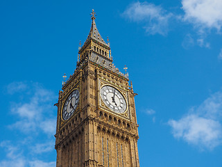 Image showing Big Ben in London