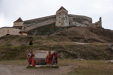 Image showing Rasnov Castle in Romania