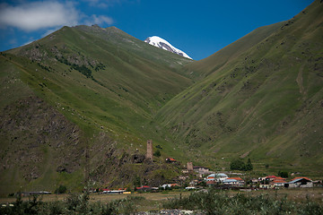 Image showing Village in mountain