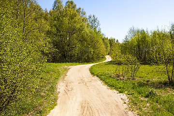 Image showing the small road  