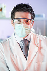 Image showing Portrait of a helth care professional in laboratory.