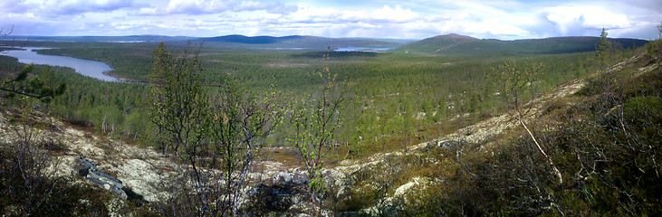 Image showing Mountain tundra in Lapland