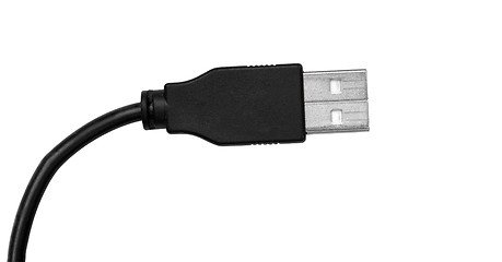 Image showing tech cable with plug isolated