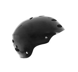 Image showing black bike helmet