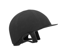 Image showing Black ridding cap for horse riders