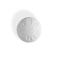 Image showing Tablet aspirin isolated