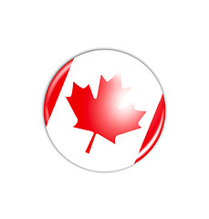 Image showing badge - Canadian flag