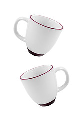 Image showing cups cofee isolated