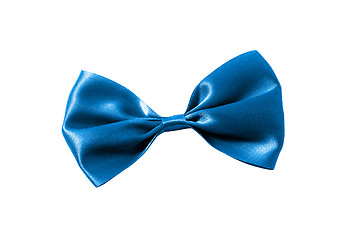 Image showing blue bow