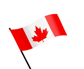 Image showing waving flag of Canada