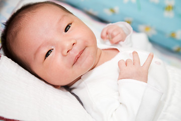 Image showing Smiling baby boy