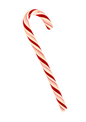 Image showing candy cane isolated on a white background