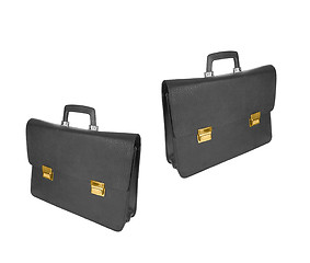 Image showing Black business briefcases