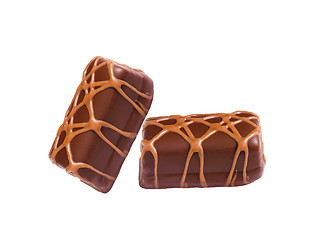 Image showing Chocolate sweet isolated