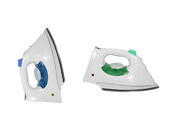 Image showing Steam iron isolated