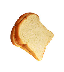 Image showing Close up of sandwich on white