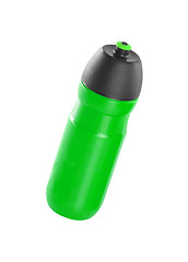 Image showing green bike bottle
