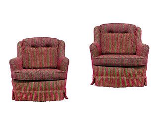 Image showing Bright Armchair isolated