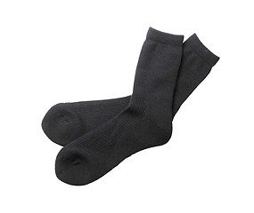 Image showing black socks