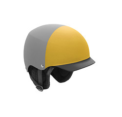 Image showing Baseball helmet on a white background