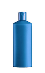 Image showing Plastic shampoo bottle
