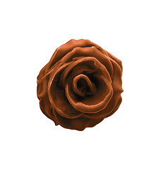 Image showing chokolate rose