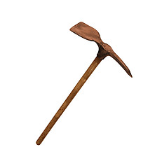 Image showing Pick axe isolated