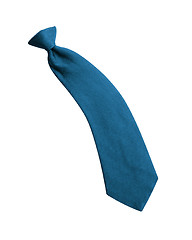 Image showing blue tie isolated