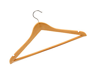 Image showing Wooden hanger