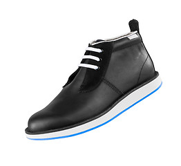 Image showing Black sneaker