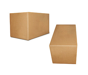 Image showing Cardboard boxes